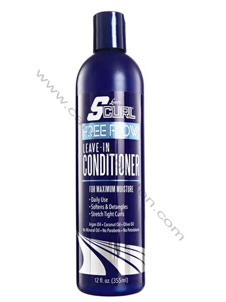 Luster's | S Curl | Free Flow Charcoal Leave-In Conditioner (12oz)