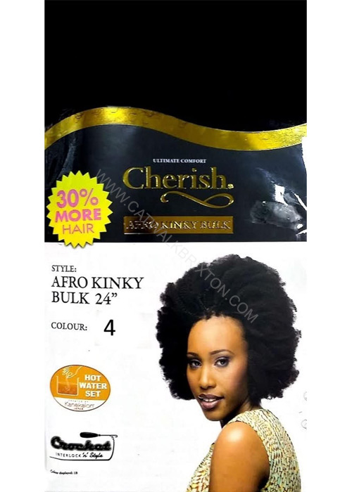 CHERISH AFRO KINKY BULK 24" (24 INCHES)