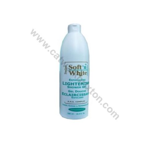 SOFT N WHITE | EXFOLIATING SHOWER GEL 500ml
