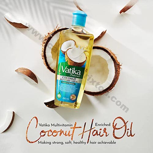 DABUR | VATIKA NATURALS COCONUT MULTIVITAMIN HAIR OIL 200ML