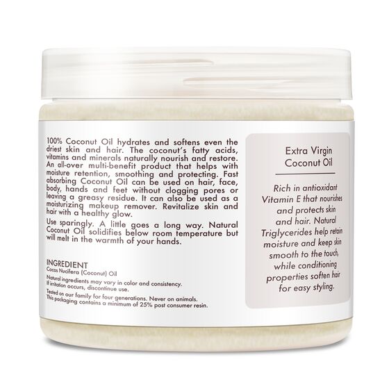 SheaMoisture | 100% Virgin Coconut Oil | (15 OZ) HEAD TO TOE NOURISHING HYDRATION 15fl. oz