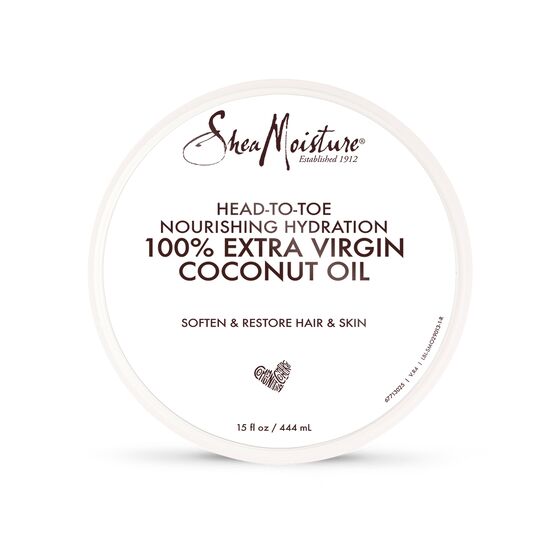SheaMoisture | 100% Virgin Coconut Oil | (15 OZ) HEAD TO TOE NOURISHING HYDRATION 15fl. oz