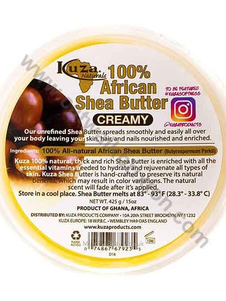 KUZA | 100% AFRICAN SHEA BUTTER CREAMY YELLOW