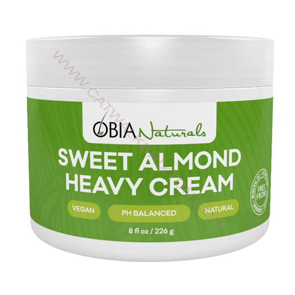 Obia Naturals | Sweet Almond Heavy Cream (8oz)