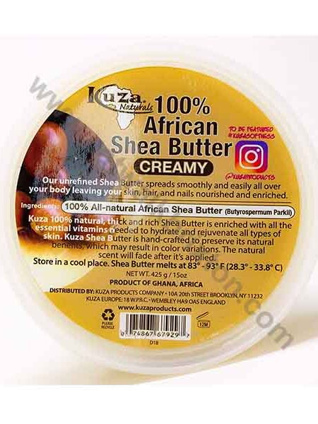 KUZA | 100% AFRICAN SHEA BUTTER CREAMY WHITE