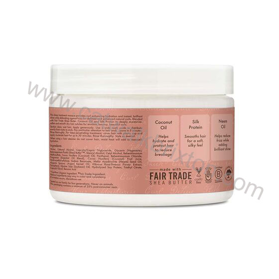 Shea Moisture | COCONUT & HIBISCUS | CURL & SHINE HAIR MASQUE 12oz