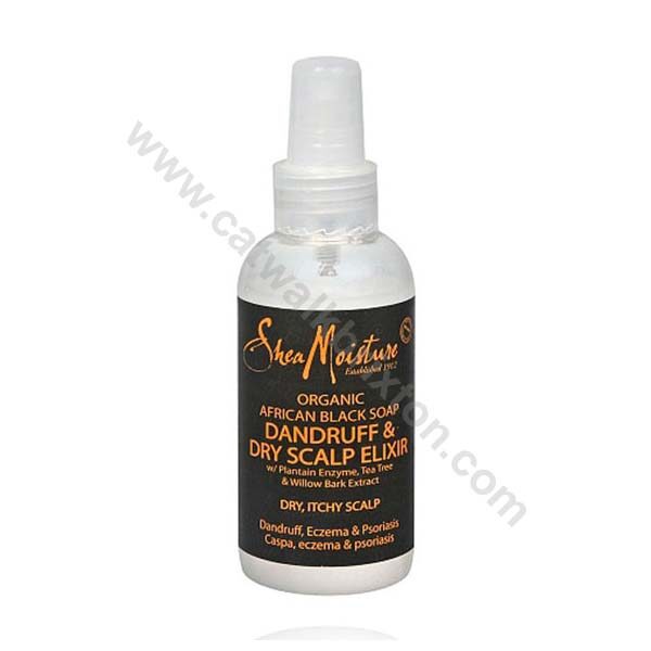 Shea Moisture | AFRICAN BLACK SOAP | DANDRUFF AND DRY SCALP ELIXIR 4 oz