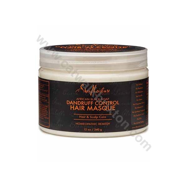 Shea Moisture | AFRICAN BLACK SOAP | DANDRUFF CONTROL HAIR MASQUE 12oz