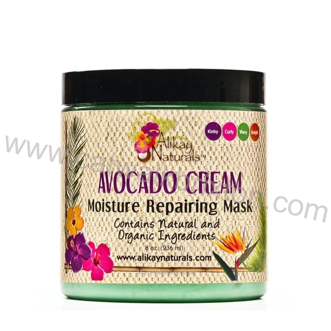 Alikay Naturals | Avocado Cream Moisturizing Repairing Mask (8oz)