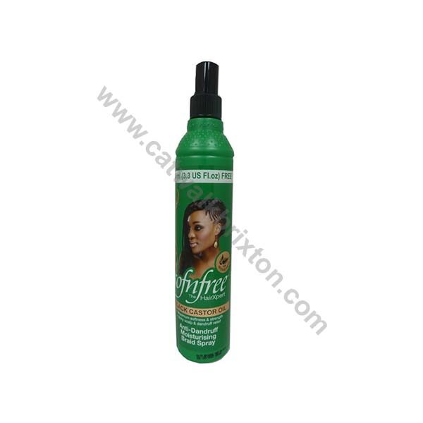 Sofn’Free | BLACK CASTOR OIL | ANTI DANDRUFF MOISTURIZING BRAID SPRAY 350ml