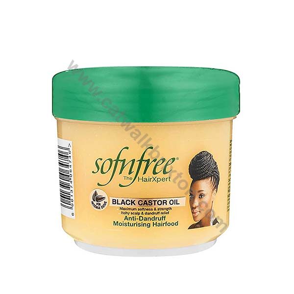 Sofn’Free | BLACK CASTOR OIL | ANTI DANDRUFF MOISTURIZING HAIR FOOD 250ml