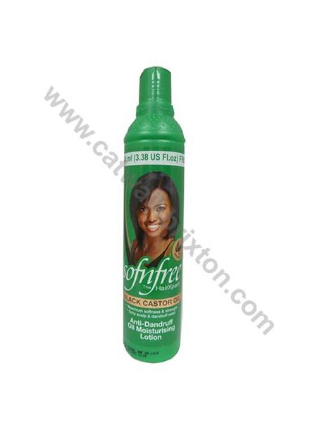 Sofn’Free | BLACK CASTOR OIL | ANTI DANDRUFF OIL MOISTURISING LOTION 350ml