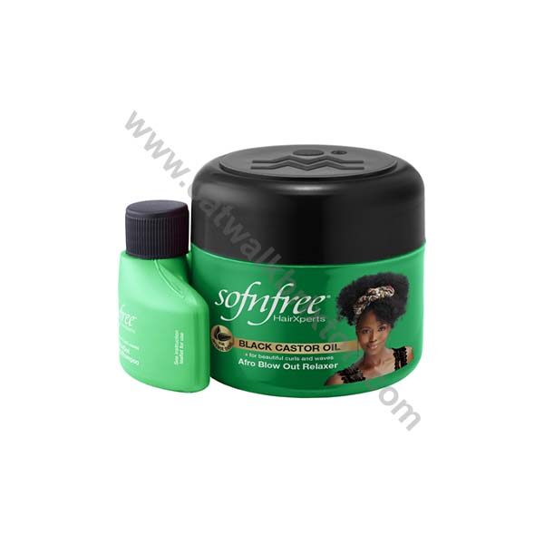 Sofn’Free | BLACK CASTOR OIL | Afro Blowout Relaxer 250ml