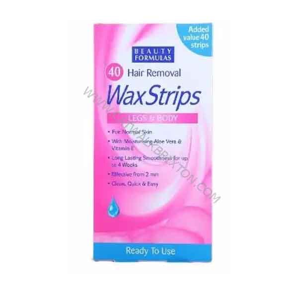 BEAUTY FORMULAS | WAX STRIPS - LEGS & BODY