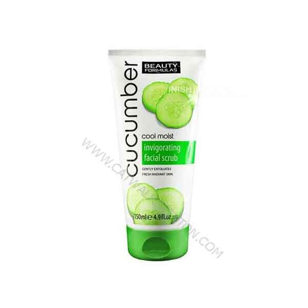 BEAUTY FORMULAS | COOL MOIST CUCUMBER INVIGORATING FACIAL SCRUB 150ML