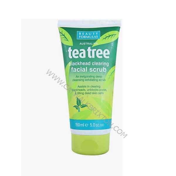 BEAUTY FORMULA | TEA TREE BLACKHEAD FACIAL SCRUB 150ML