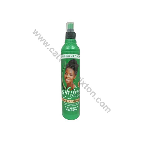 Sofn’Free | BLACK CASTOR OIL | ANTI DANDRUFF AFRO SPRAY 350ml