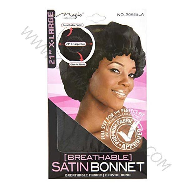 MAGIC COLLECTION | BREATHABLE SATIN BONNET 2061BLA