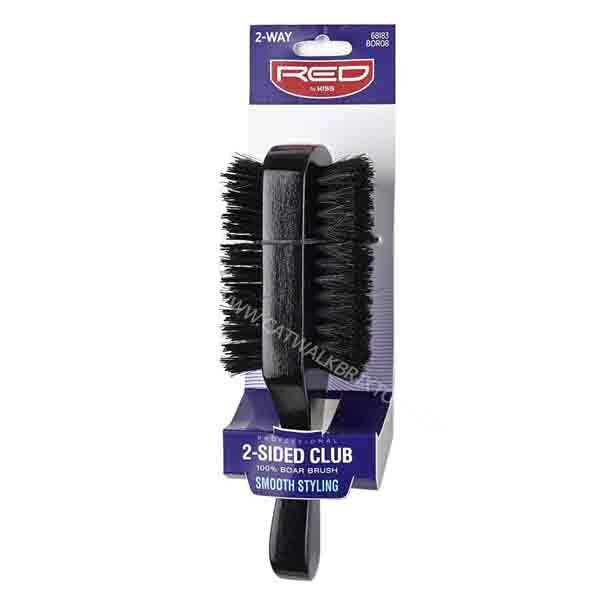 RED BY KISS | 2 SIDED CLUB BOAR BRUSH BOR08
