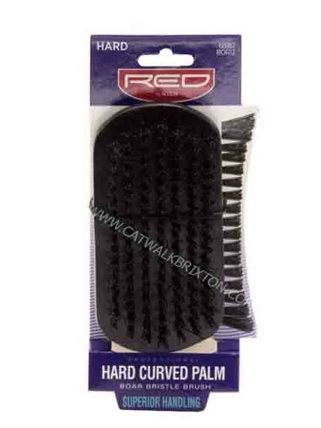 RED BY KISS | KISS HARD CURVED PALM BOAR BRISTLE BRUSH BOR12