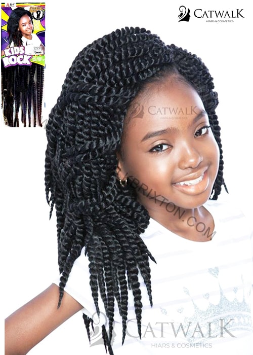 AFRI NAPTURAL | KIDS ROCK CONGO BANTU TWIST 12" (12 INCHES)