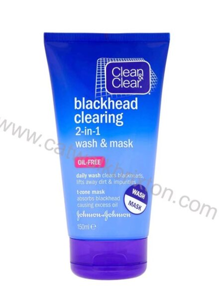 CLEAN & CLEAR | Blackhead Clearing 2-in-1 wash & mask 150ml