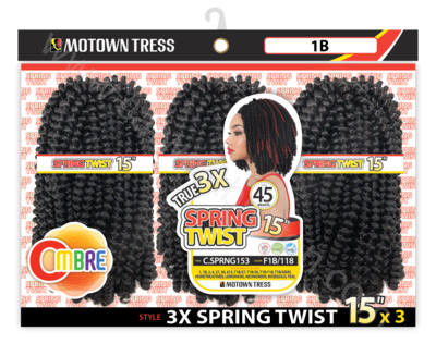 MOTOWNTESS | C.SPRNG153 | 3X SPRING TWIST 15" (15 INCHES)