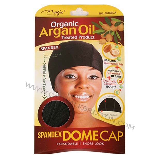 MAGIC COLLECTION | ORGANIC ARGAN OIL SPANDEX DOME CAP 3016BLA