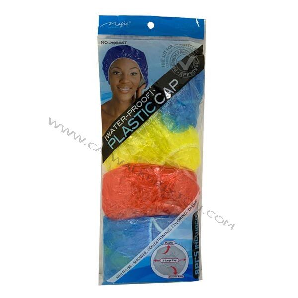 MAGIC COLLECTION | WATER PROOF PLASTIC CAP 2199AST 8pcs