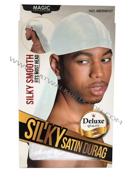 MAGIC COLLECTION | SILKY SATIN DURAG 4801WHITE