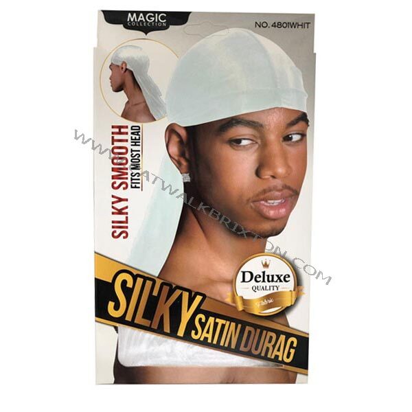 MAGIC COLLECTION | SILKY SATIN DURAG 4801WHITE