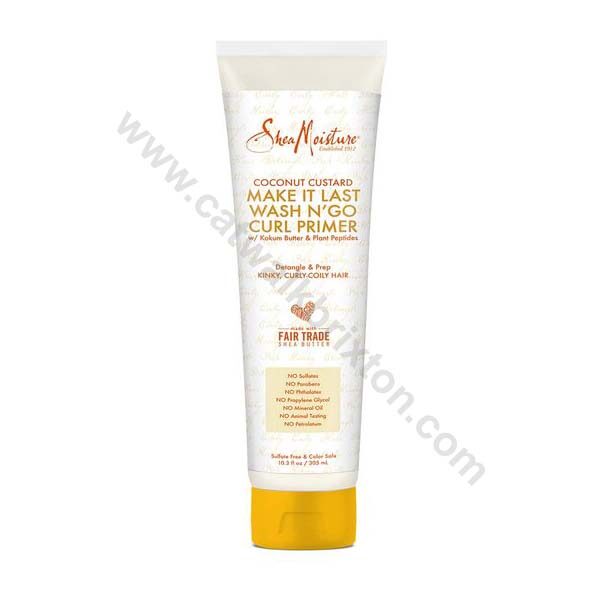 Shea Moisture | COCONUT CUSTARD | MAKE IT LAST WASH N' GO CURL PRIMER 305ml