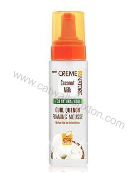 Crème of Nature | Coconut Milk | Curl Quench Foaming Mousse 7oz
