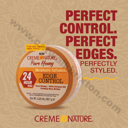 Crème of Nature | Pure Honey | Moisture Infusion Edge Control 2.25oz