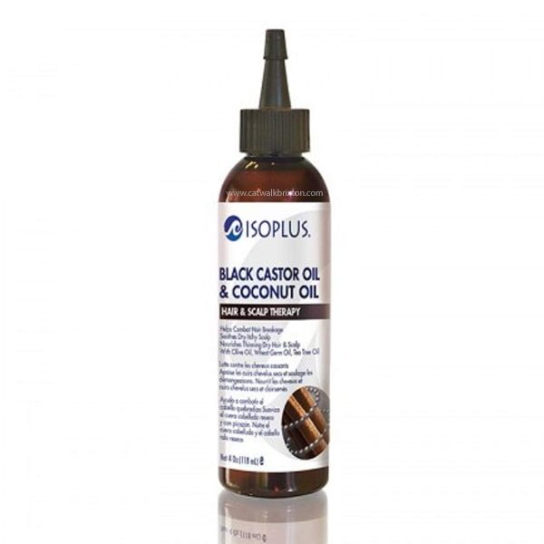 Isoplus | Black Castor Oil & Coconut Oil 4oz