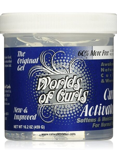 World Of Curls | Curl Activator Gel Softens & Moisture For Normal Hair 16.2oz
