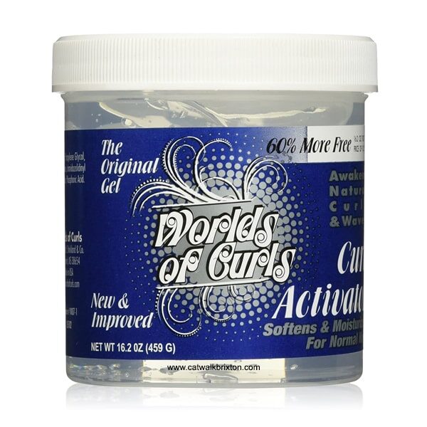 World Of Curls | Curl Activator Gel Softens & Moisture For Normal Hair 16.2oz