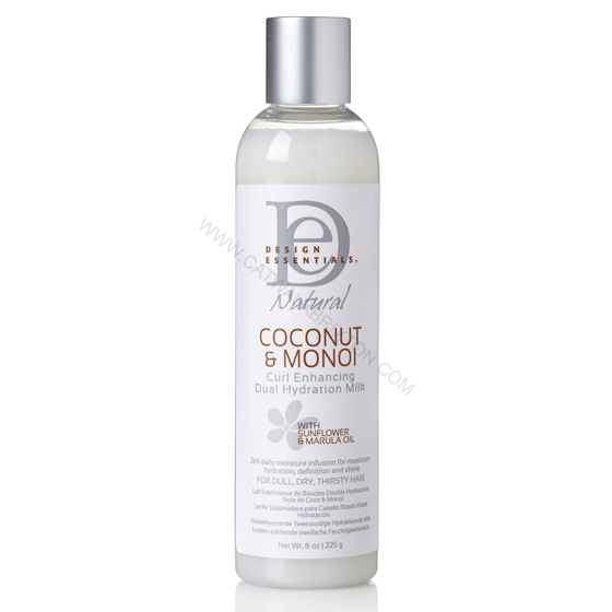DESIGN ESSENTIAL | Coconut & Monoi | Curl Enhancing Dual Hydration Milk 8OZ