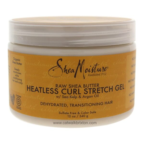 Shea Moisture | RAW SHEA BUTTER | HEATLESS CURL STRETCH GEL 12oz