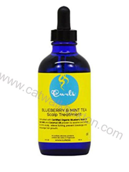 Curls | Blueberry & Mint Tea Scalp Treatment (4oz)