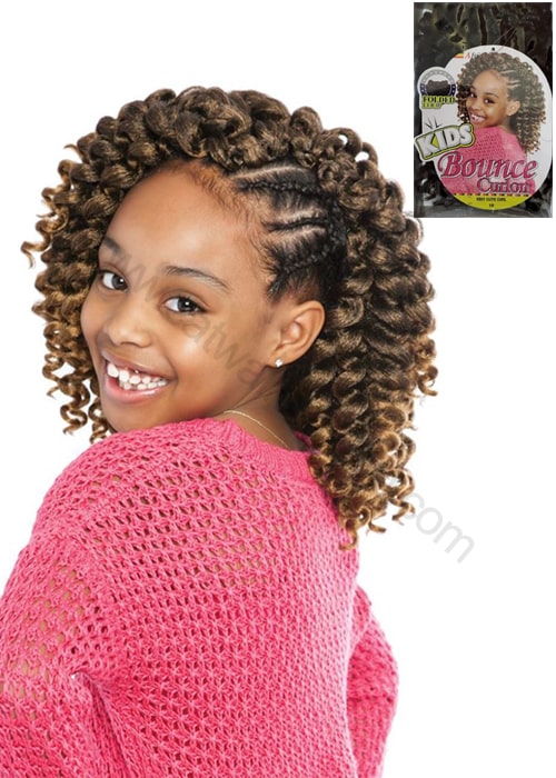 MANE CONCEPT/AFRI-NAPTURAL/KIDS BOUNCE CURLON CUTIE CURL 10″ (10 INCHES)