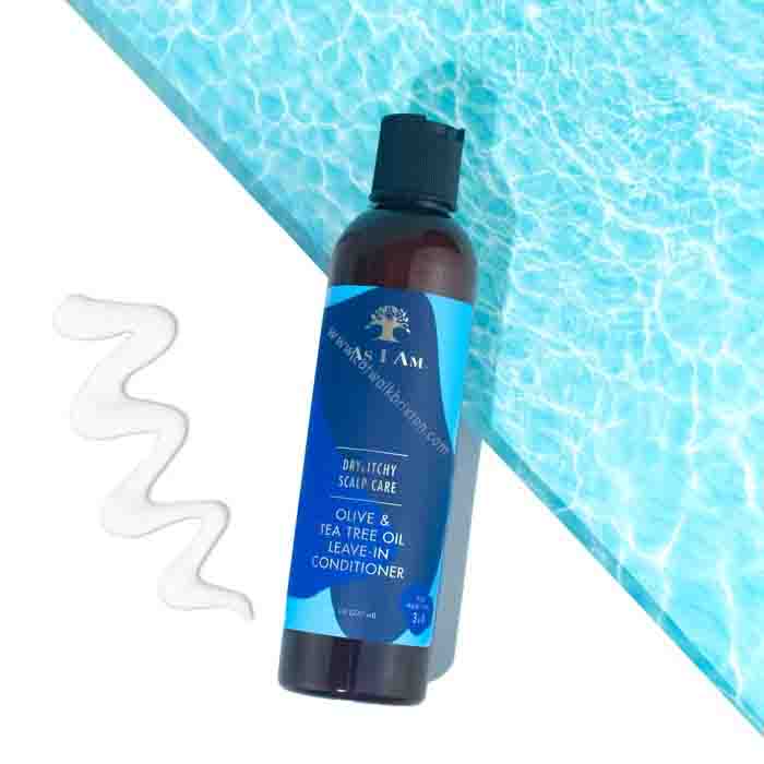 As I Am | DRY & ITCHY | Olive & Tea Tree Oil Leave-In Conditioner 12 OZ