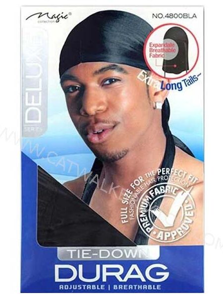 MAGIC COLLECTION | DELUXE TIE DOWN DURAG 4800BLA