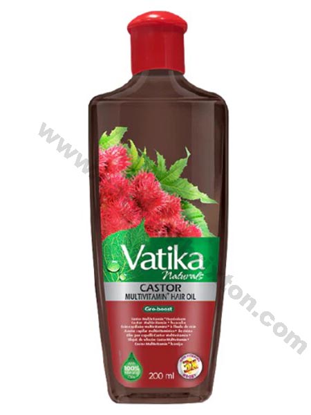DABUR | VATIKA NATURALS CASTOR MULTIVITAMIN HAIR OIL 200ML