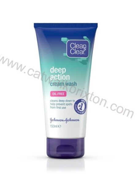 CLEAN & CLEAR | Deep Action Cream Wash 150ml
