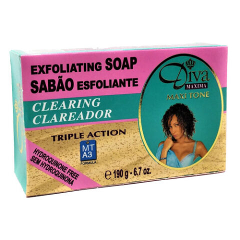 Diva Maxima Maxi Tone | Exfoliating Soap Sabao Esfoliante 6.7OZ