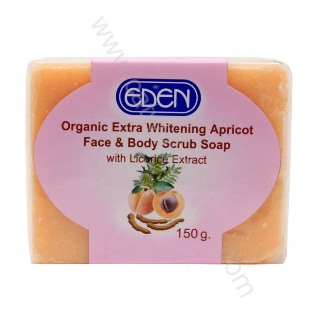 Eden | Org Ex White Apricot Face & Body Soap (150g)