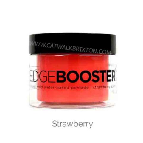 Style Factor | Edge Booster | Strong Hold Water-Based Pomade | Strawberry Scent 3.38OZ
