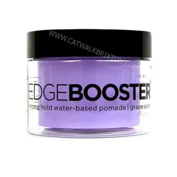 Style Factor | Edge Booster | Strong Hold Water-Based Pomade | Grape Scent 3.38OZ