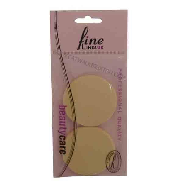 FINE LINES | BEAUTY CARE LATEX SPONGE S 15 ROUND 2PCS